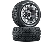 DuraTrax Bandito ST 2.2 Black Chrome Pre-Mounted Tires (2) DTXC5106 | product-related