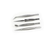 more-results: Excel tweezer set is constructed of stainless steel. Includes: One Four Piece Tweezer 