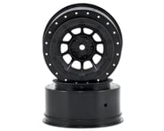 more-results: This is the JConcepts pair of Black Hazard Rear Wheels for the Traxxas Slash 4x4, 12mm
