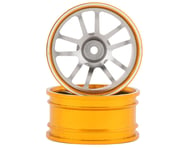 Killerbody Aluminum Split Spoke On-Road Wheels (Grey/Gold) (2) (3mm Offset) | product-also-purchased