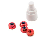 Kyosho Aluminum Wheel Nut Set w/Wrench (Red) (4) | product-also-purchased