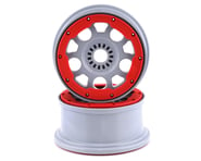 Losi Silver Wheels with Red Bead Lock (2) DBXL-E 2.0 LOS45033 | product-also-purchased