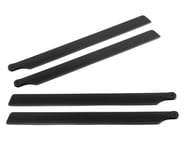 more-results: This is a replacement set of Oxy Heli Carbon Plastic 210mm Main Blades, in black color