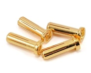 more-results: This is a pack of four male ProTek R/C 5.0mm "Super Bullet" Solid Gold Connectors. The