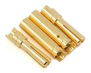 more-results: This is a pack of two female and two male 4.0mm diameter gold plated "Super Bullet" hi