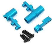 more-results: Redcat Racing servo saver and bell crank set is constructed of blue aluminum. Can be u