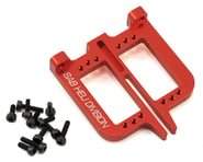 more-results: The optional SAB Red Aluminum Front Servo Support Set for the Goblin Mini Comet and Go