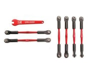 more-results: Traxxas optional aluminum turnbuckle set feature anodized aluminum construction, red i