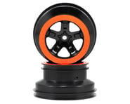 Traxxas Wheels, Sct Black. Orange Bead Lock Style, Dual Profile TRA5868X | product-also-purchased