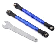 more-results: This pair of 87mm TUBES blue-anodized 7075-T6 aluminum toe links with four rod ends an