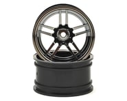 Traxxas Rear Wide Split Spoke 1.9 Black Chrome Wheels (2) TRA8372 | product-related
