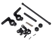 Xtra Speed SCX10 Tanky Tracks Aluminum Front Hub w/Hex Adapter (Black) (2) | product-also-purchased