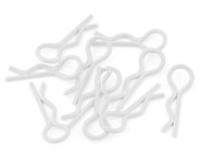 Yeah Racing Body Clips (White) (10) (1/10 or 1/8 Scale) | product-related