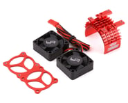 Yeah Racing Aluminum 540/550 Motor Heat Sink w/Twin Tornado Fans (Red) | product-also-purchased