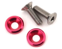 175RC 3x10mm Titanium Motor Screws (Pink) (2)