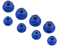175RC DR10M Aluminum Nut Kit (Blue) (8)