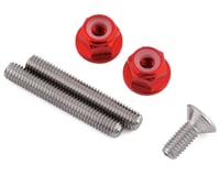 175RC Associated DR10M "Ti-Look" Lower Arm Stud Kit (Red)