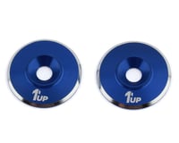 1UP Racing 3mm LowPro Wing Washers (Dark Blue Shine) (2)