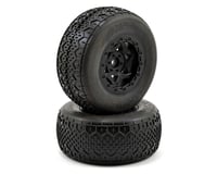 AKA Deja Vu Wide SC Pre-Mounted Tires (Slash Rear) (2) (Black) (Ultra Soft)