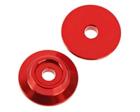 Arrma Aluminum Wing Buttons in Red ARAAR320215