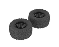 Arrma Copperhead MT Tires & Wheels Glued Black (2) ARAAR550014