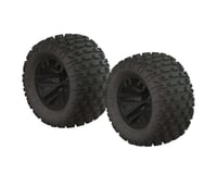 Arrma dBoots Fortress MT Tire Set Glued Black (2) ARAAR550044