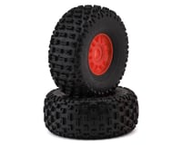 Arrma DBOOTS 'Fortress' Tire Set Glued - Red ARA550065