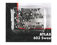 Atlas Railroad N 33'' Blackened Metal Wheels (12Axles/Set) (12Set