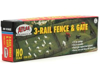 Atlas Railroad HO-Scale 72" Rustic Fence & Gate Kit