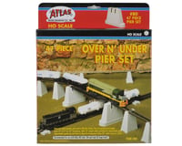 Atlas Railroad HO-Scale Over & Under Pier Set (47)