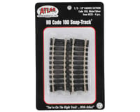 Atlas Railroad HO-Gauge Code 100 Snap-Track 18" Radius 1/3 Curve (4)
