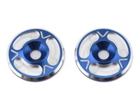 Avid RC Triad HD Wing Mount Buttons (2) (Blue/Silver)