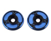 Avid RC Triad HD Wing Mount Buttons (2) (Black/Blue)