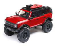 Axial SCX24 2021 Ford Bronco Hard Body 1/24 4WD RTR Scale Mini Crawler (Red)