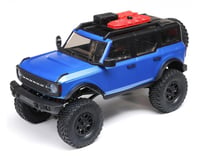 SCRATCH & DENT: Axial SCX24 2021 Ford Bronco Hard Body 1/24 4WD RTR Scale Mini Crawler (Blue)
