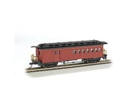 Bachmann Painted Unlettered 1860-1880's Era Combine (Red) (HO Scale)