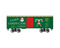 Bachmann Claus Candy Cane Co. 40' Box Car (HO Scale)