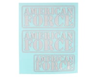 CEN Racing Silver American Force Decal CEGCD0962