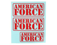 CEN Racing Red American Force Decal CEGCD0963