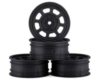 DE Racing Speedway Front Wheels (Black) (4) (Custom Works/B6)