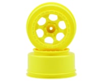 DE Racing 12mm Hex "Trinidad" Short Course Wheels (Yellow) (2) (Slash Front)