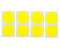 DE Racing Speedway Mud Plug Sticker Disks (Yellow) (8)