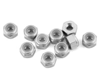 DragRace Concepts 3mm Aluminum Lock Nuts (Silver) (10)