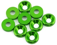DragRace Concepts 3mm Countersunk Washers (Green) (10)