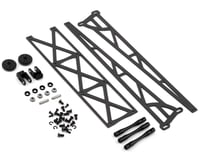 DragRace Concepts 10" Slider Wheelie Bar w/Plastic Wheels (Black) (Mid Motor)