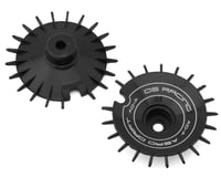 DS Racing Sloped Aero Drift Wheel Cover (Black) (2) (Drift Element Wheels)