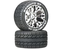 DuraTrax Bandito ST 2.8 Mounted Truck Tires 2WD Rear Chrome DTXC3543