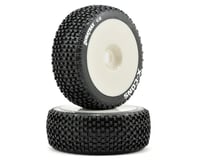 DuraTrax X-Cons 1/8 Buggy Tire C2 Mounted White (2) DTXC3610