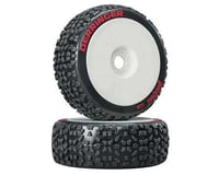 DuraTrax Derringer 1/8 Buggy Tire C2 Mounted White (2) DTXC3635