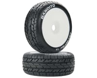 DuraTrax Bandito C2 1/8 Mounted Buggy Tire White (2) DTXC3638